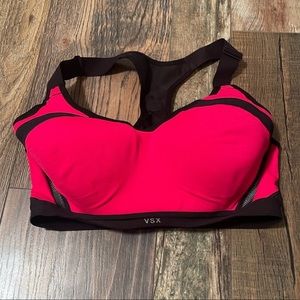 VSX SPORT BRA PINK VICTORIA'S SECRET VS 34D EUC